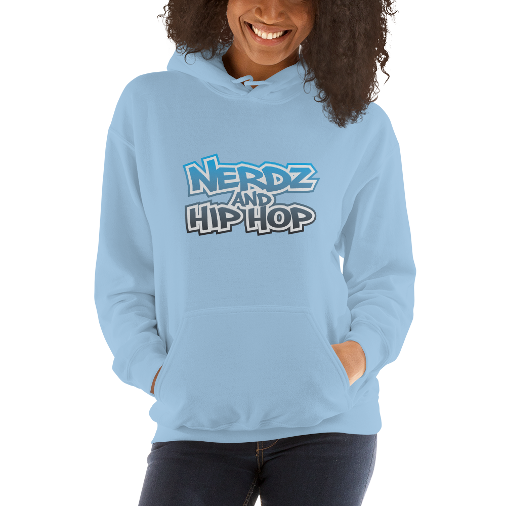 Nerdz & Hip Hop Blue Unisex Hoodie